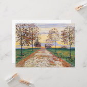 Najaarsbijeenkomst (van Ferdinand Hodler) Kaart (Voorkant / Achterkant in situ)