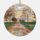 Najaarsbijeenkomst (van Ferdinand Hodler) Keramisch Ornament (Voorkant)