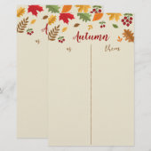 Najaarsblad van het Bunco-festival (Voorkant / Achterkant)