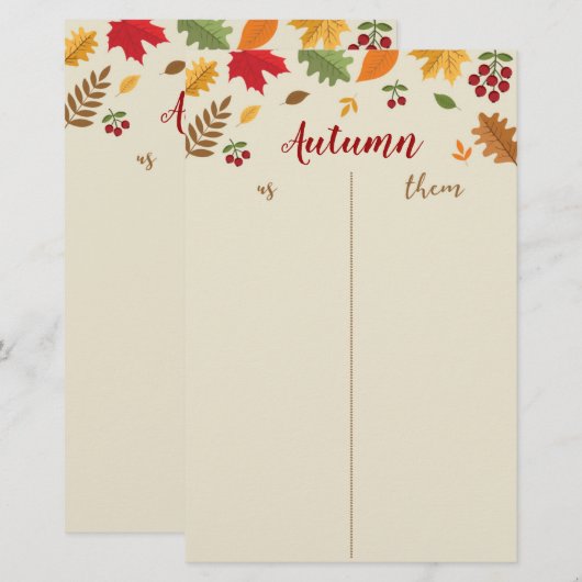 Najaarsblad van het Bunco-festival (Voorkant / Achterkant)