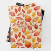 Najaarsblad van verpakkingspapier inpakpapier vel (In situ)