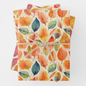 Najaarsblad van verpakkingspapier inpakpapier vel (In situ)