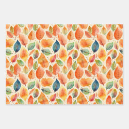 Najaarsblad van verpakkingspapier inpakpapier vel