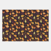 Najaarsblad van verpakkingspapier inpakpapier vel (Voorkant)