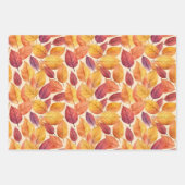 Najaarsblad van verpakkingspapier inpakpapier vel (Voorkant)