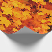 Najaarsbladeren bladeren bladeren bladeren herfstb cadeaupapier (Hoek)