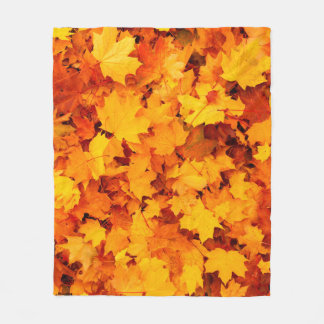 Najaarsbladeren bladeren bladeren bladeren herfstb fleece deken