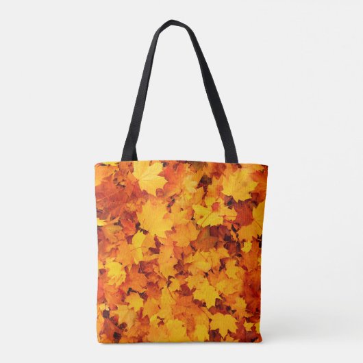 Najaarsbladeren bladeren bladeren bladeren herfstb tote bag (Achterkant)