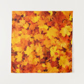 Najaarsbladeren bladeren bladeren bladeren herfstb wandkleed (Voorkant (horizontaal))