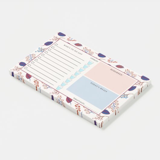 Najaarsbladeren - Dagelijkse organisator - Aangepa Post-it® Notes (Schuin)