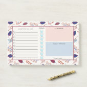 Najaarsbladeren - Dagelijkse organisator - Aangepa Post-it® Notes (Op bureau)