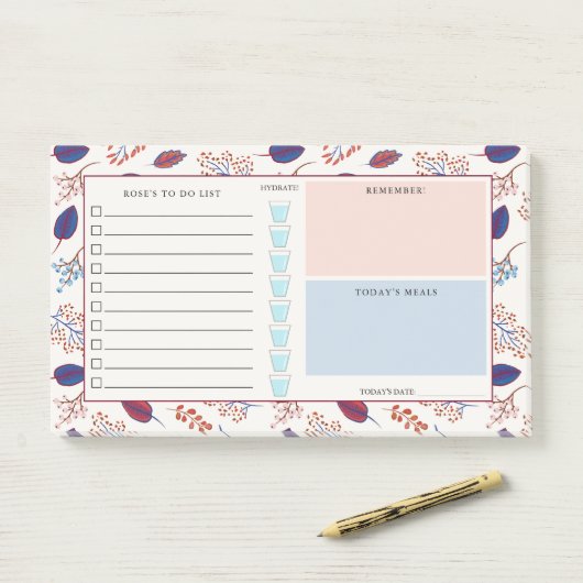 Najaarsbladeren - Dagelijkse organisator - Aangepa Post-it® Notes (Op bureau)