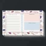 Najaarsbladeren - Dagelijkse organisator - Aangepa Post-it® Notes<br><div class="desc">Praktische en  naald-laptop met een overzicht en ruimte voor het noteren van notities en uw dagelijkse planning en het bijhouden van uw dagelijkse wateropname. Een patroon van herfstbladeren,  bessen en twijgen in oranje,  blauw en Bourgogne.</div>