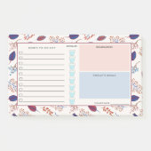 Najaarsbladeren - Dagelijkse organisator - Aangepa Post-it® Notes (Voorkant)