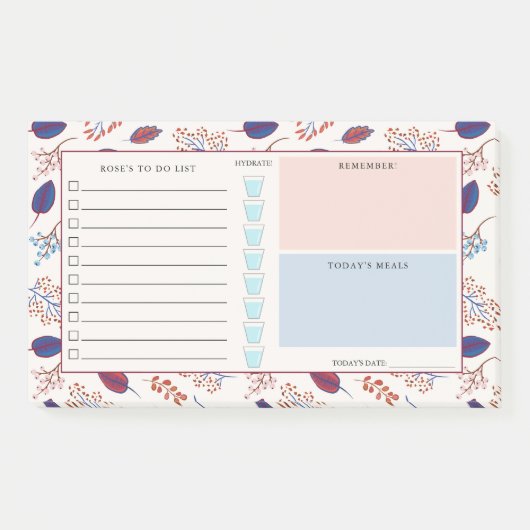 Najaarsbladeren - Dagelijkse organisator - Aangepa Post-it® Notes (Voorkant)