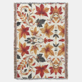 Najaarsbladeren Deken (Voorkant Verticaal)