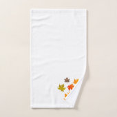 Najaarsbladeren die kleurrijke bladeren vallen bad handdoek (Handdoek)