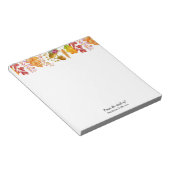 Najaarsbladeren en olierand notitieblok (Schuin)