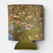 Najaarsbladeren en stroomreflectie op Greenbelt Blikjeskoeler (Achterkant)