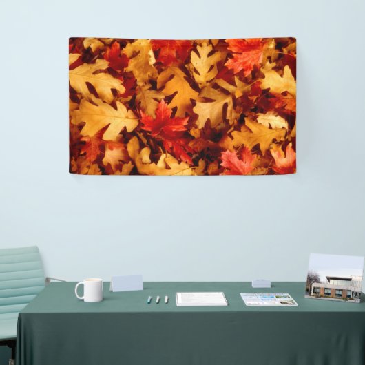 Najaarsbladeren - Herfst kleur Spandoek (Beurs)