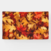 Najaarsbladeren - Herfst kleur Spandoek (Horizontaal)