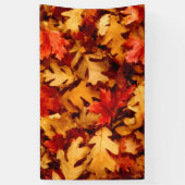 Najaarsbladeren - Herfst kleur Spandoek (Verticaal)