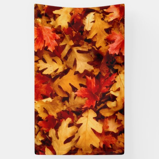 Najaarsbladeren - Herfst kleur Spandoek (Verticaal)