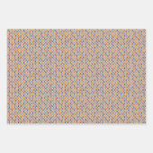 Najaarsbladeren in Blauw en Ochre Inpakpapier Vel (Voorkant 3)