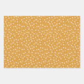 Najaarsbladeren in Blauw en Ochre Inpakpapier Vel (Voorkant 2)