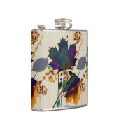 Najaarsbladeren in de Royal Colors Hip Flask Heupfles (Rechts)