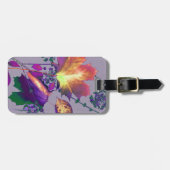 Najaarsbladeren in het Lila Bagagelabel (Voorkant horizontaal)