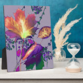 Najaarsbladeren in het Lila Fotoplaat (Zijkant)