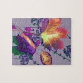 Najaarsbladeren in het Lila Legpuzzel (Horizontaal)