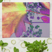 Najaarsbladeren in het Lila Theedoek (Gevouwen)