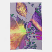 Najaarsbladeren in het Lila Theedoek (Verticaal)