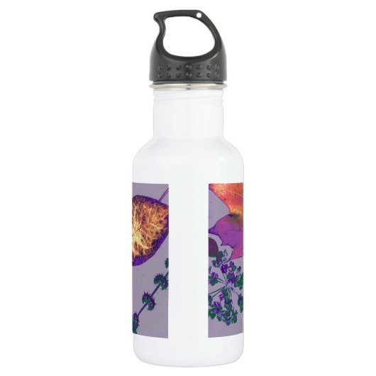 Najaarsbladeren in het Lila Waterfles (Achterkant)