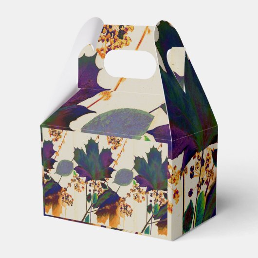 Najaarsbladeren in Royal Colors Bedankdoosjes (Achterkant)