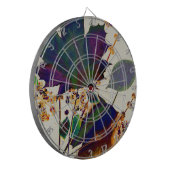 Najaarsbladeren in Royal Colors Dartbord (Voorkant Links)