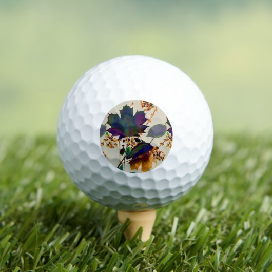 Najaarsbladeren in Royal Colors Golfballen (Insitu Shirt)
