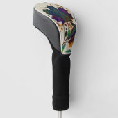 Najaarsbladeren in Royal Colors Golfheadcover (Schuin)