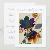 Najaarsbladeren in Royal Colors Kaart (Voorkant / Achterkant)