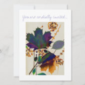 Najaarsbladeren in Royal Colors Kaart (Voorkant)