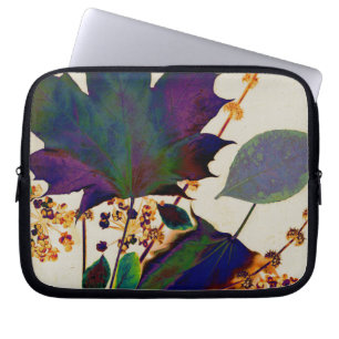Najaarsbladeren in Royal Colors Laptop Sleeve