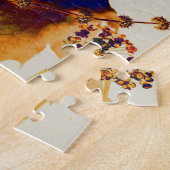 Najaarsbladeren in Royal Colors Legpuzzel (Zijkant)