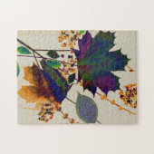 Najaarsbladeren in Royal Colors Legpuzzel (Horizontaal)