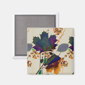 Najaarsbladeren in Royal Colors Magneet (Voorkant / Achterkant)