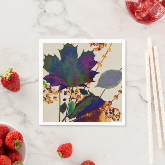 Najaarsbladeren in Royal Colors Servet (Insitu)