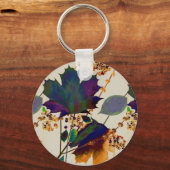 Najaarsbladeren in Royal Colors Sleutelhanger (Achterkant)