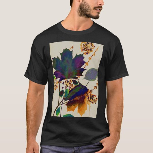 Najaarsbladeren in Royal Colors T-shirt (Voorkant)
