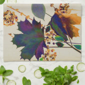 Najaarsbladeren in Royal Colors Theedoek (Gevouwen)